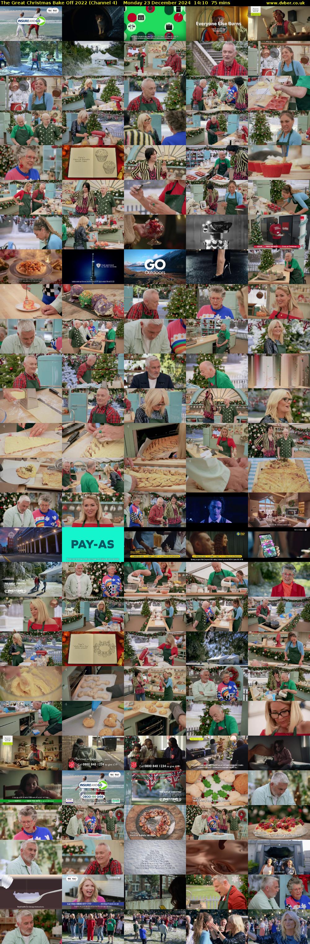 The Great Christmas Bake Off 2022 (Channel 4) Monday 23 December 2024 14:10 - 15:25