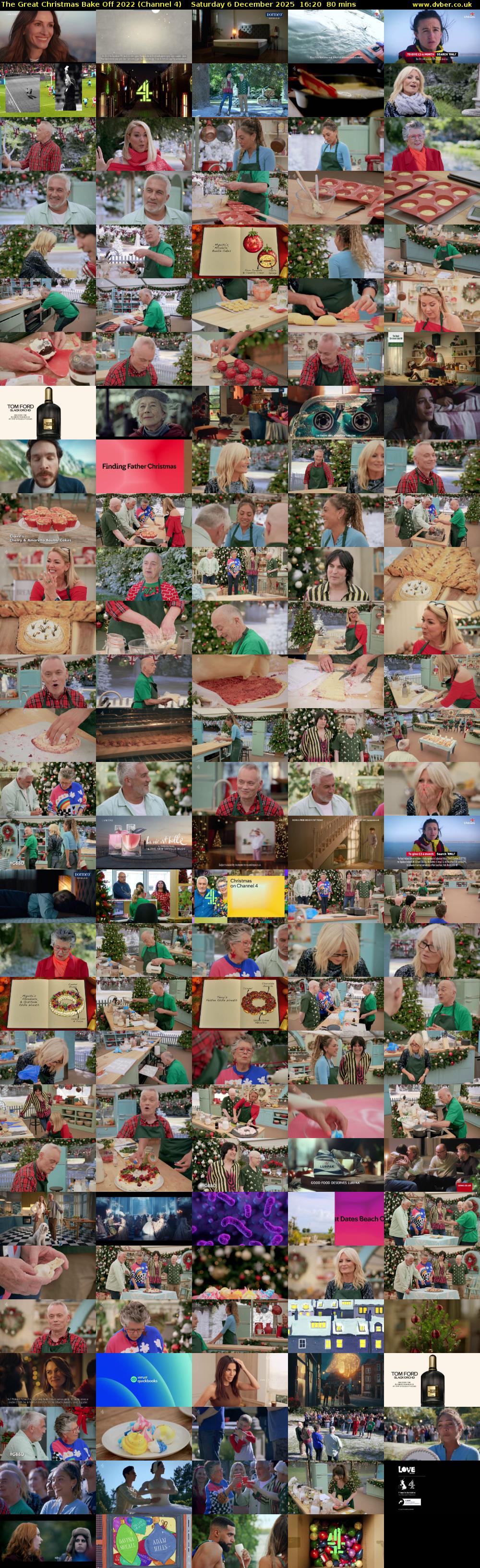 The Great Christmas Bake Off 2022 (Channel 4) Saturday 6 December 2025 16:20 - 17:40