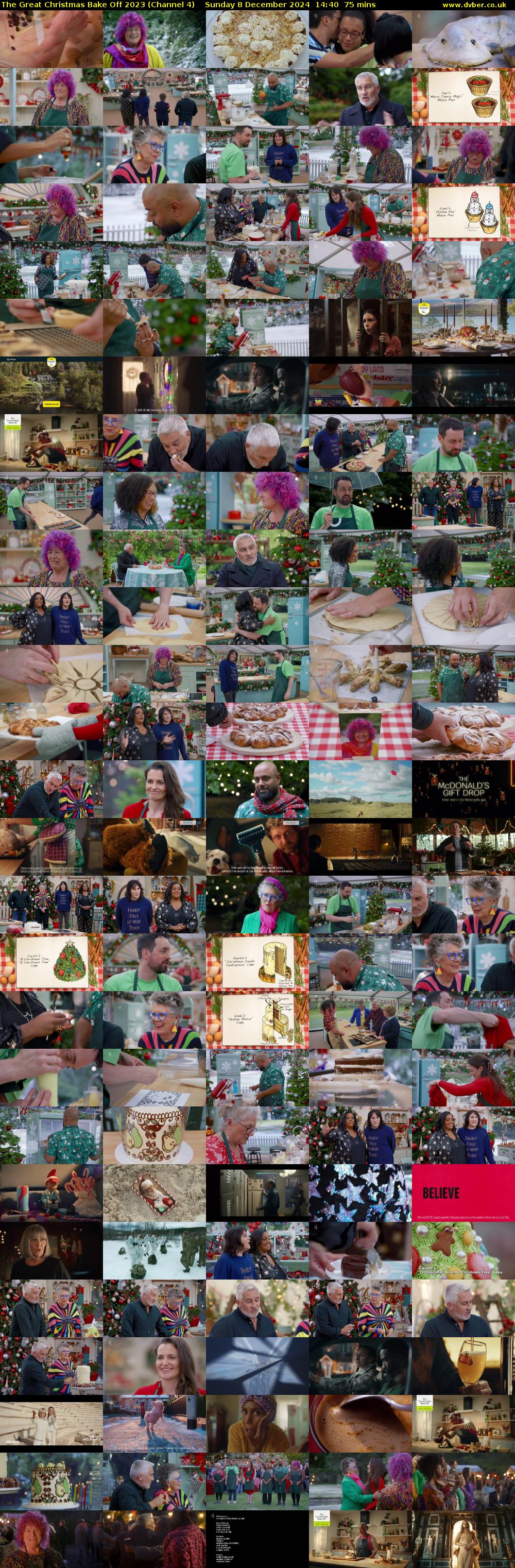 The Great Christmas Bake Off 2023 (Channel 4) Sunday 8 December 2024 14:40 - 15:55