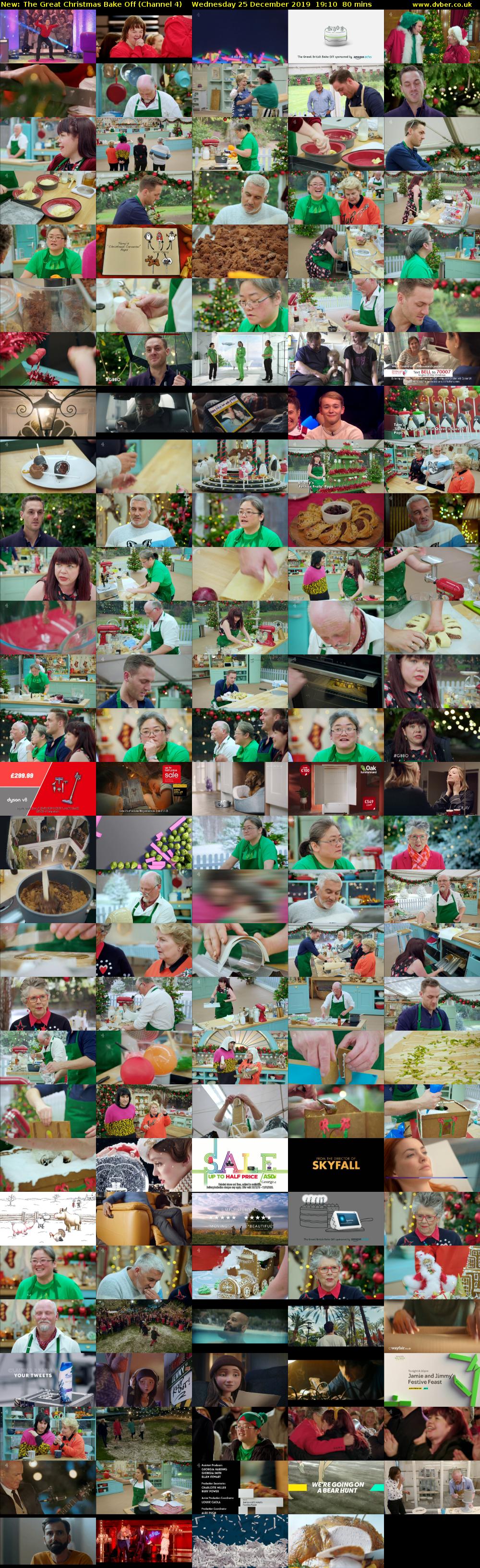 The Great Christmas Bake Off (Channel 4) Wednesday 25 December 2019 19:10 - 20:30