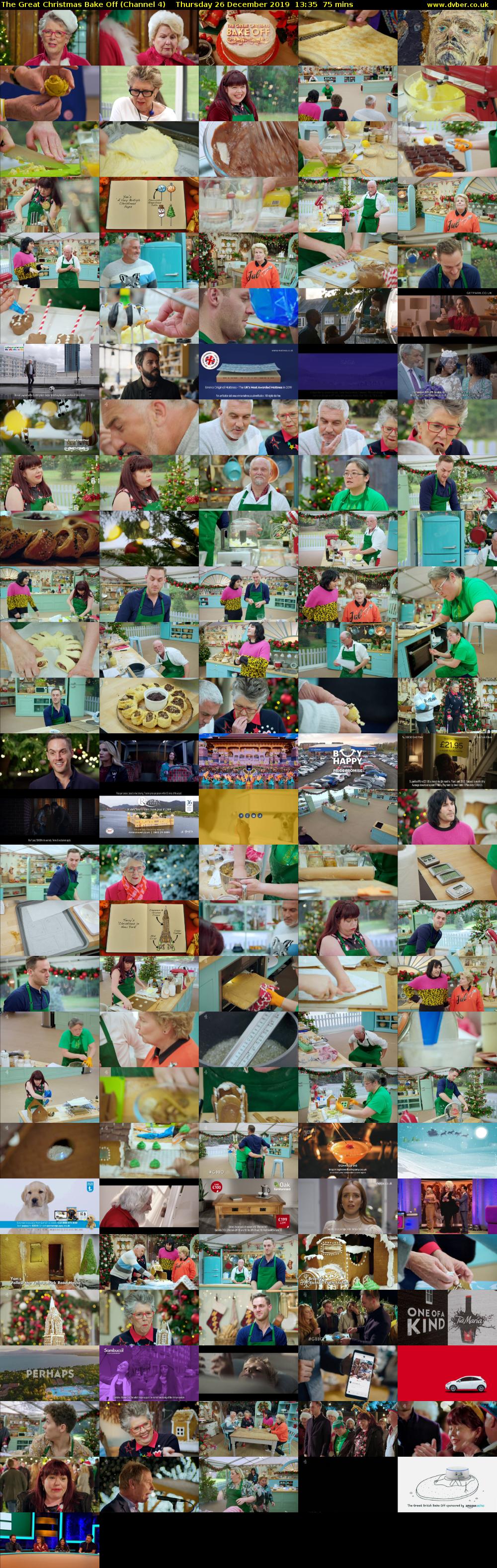 The Great Christmas Bake Off (Channel 4) Thursday 26 December 2019 13:35 - 14:50