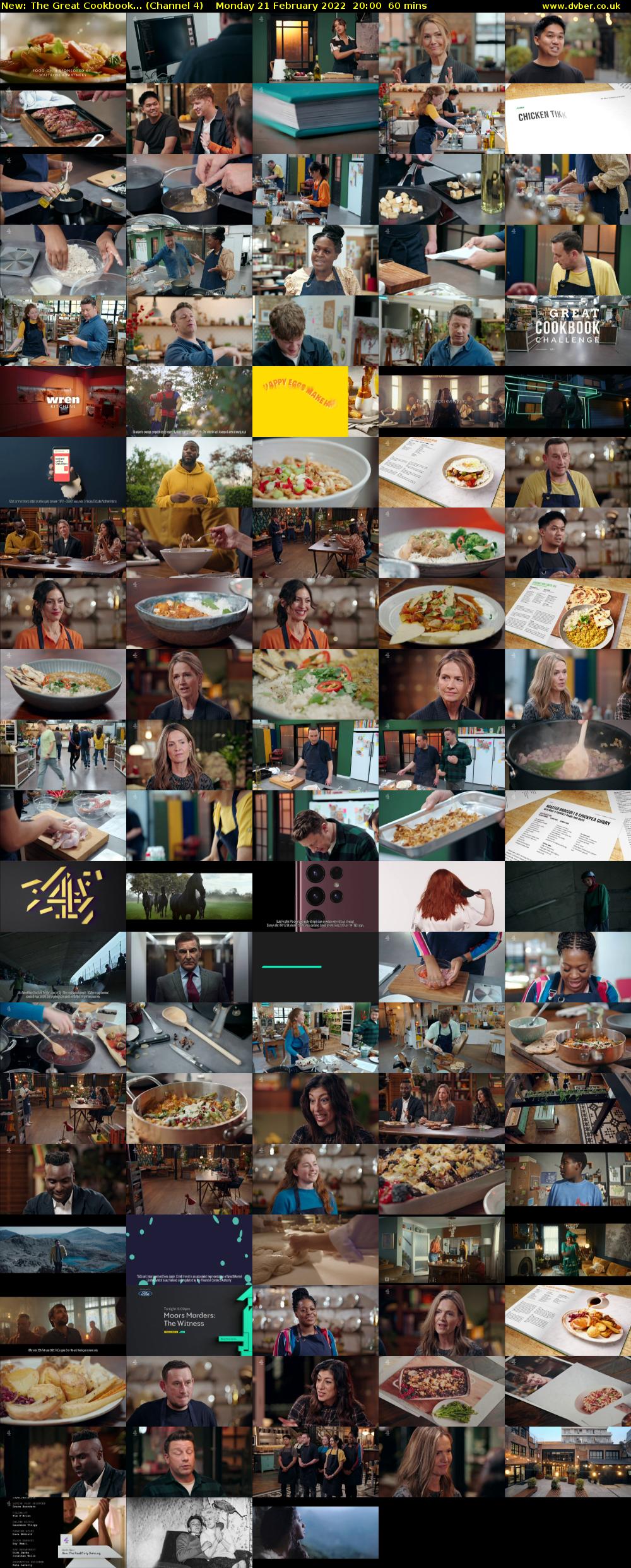 The Great Cookbook... (Channel 4) Monday 21 February 2022 20:00 - 21:00