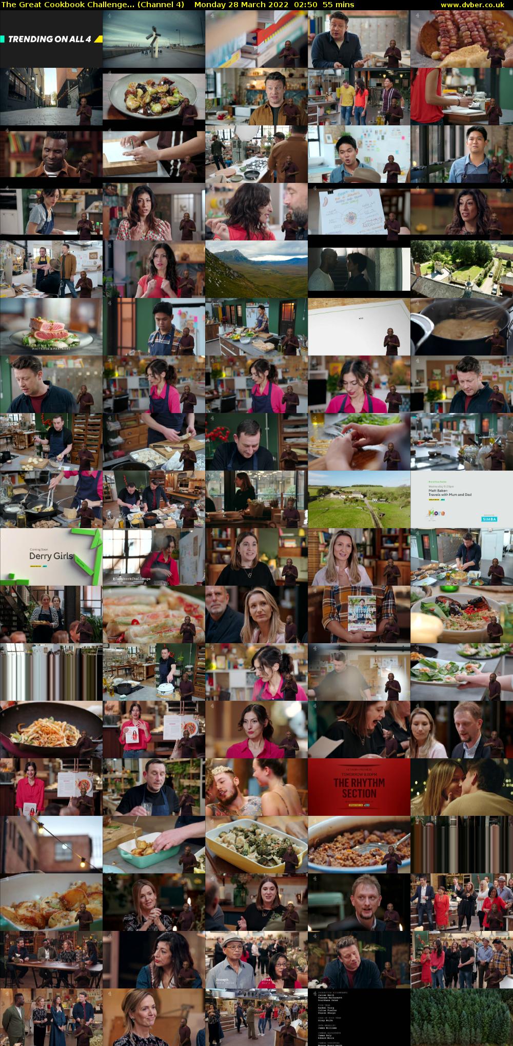 The Great Cookbook Challenge... (Channel 4) Monday 28 March 2022 02:50 - 03:45
