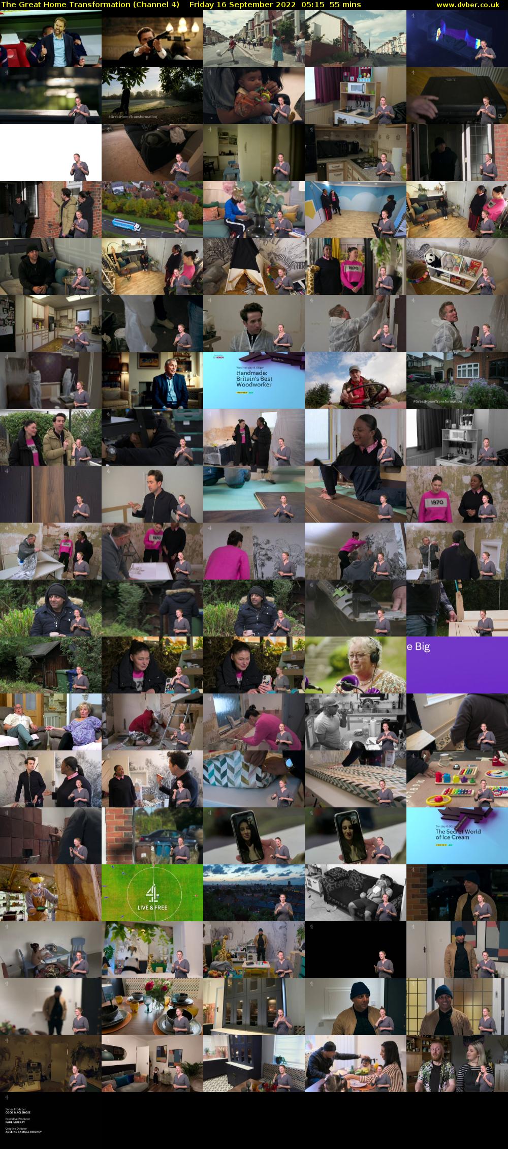 The Great Home Transformation (Channel 4) Friday 16 September 2022 05:15 - 06:10