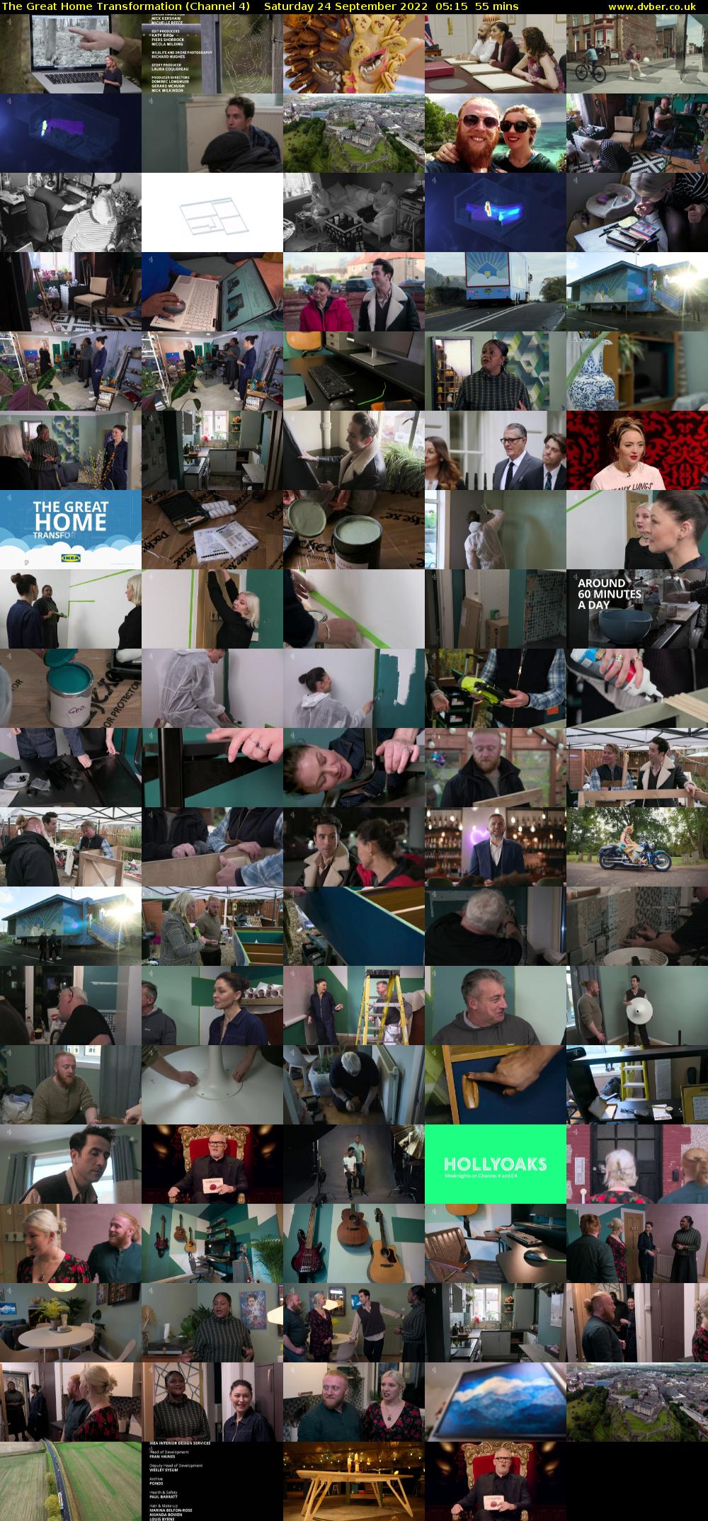 The Great Home Transformation (Channel 4) Saturday 24 September 2022 05:15 - 06:10