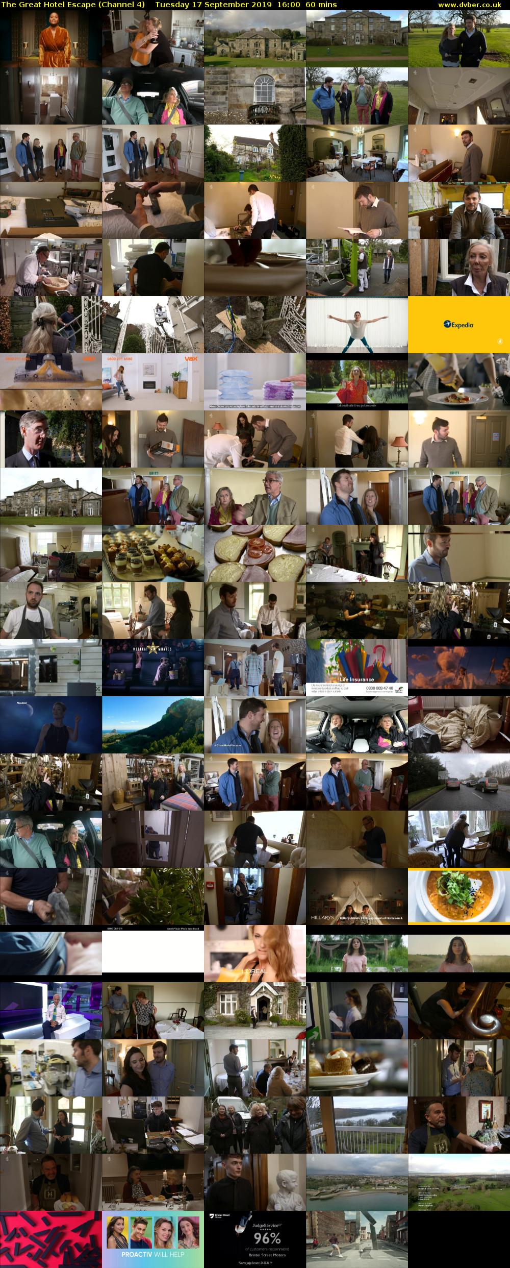 The Great Hotel Escape (Channel 4) Tuesday 17 September 2019 16:00 - 17:00