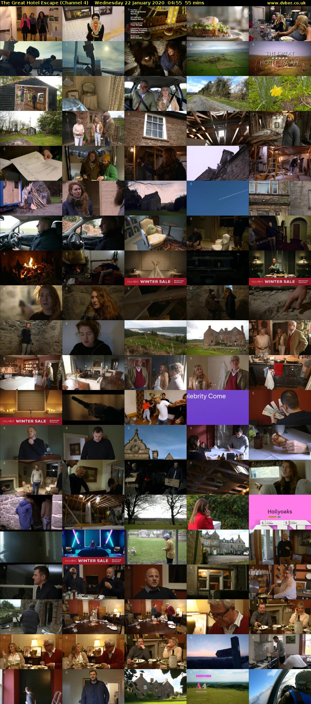 The Great Hotel Escape (Channel 4) Wednesday 22 January 2020 04:55 - 05:50