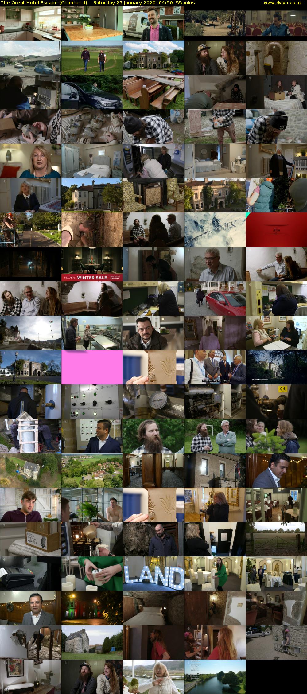 The Great Hotel Escape (Channel 4) Saturday 25 January 2020 04:50 - 05:45