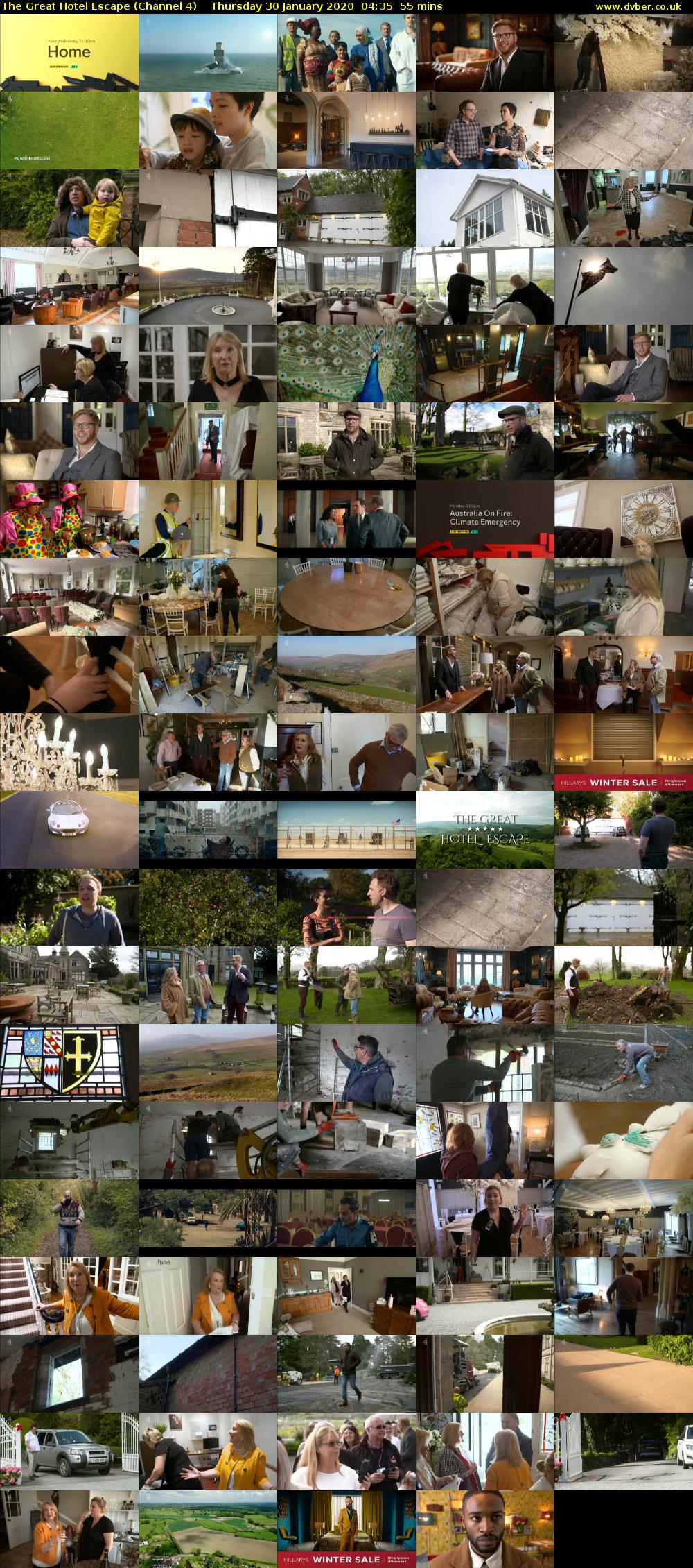 The Great Hotel Escape (Channel 4) Thursday 30 January 2020 04:35 - 05:30