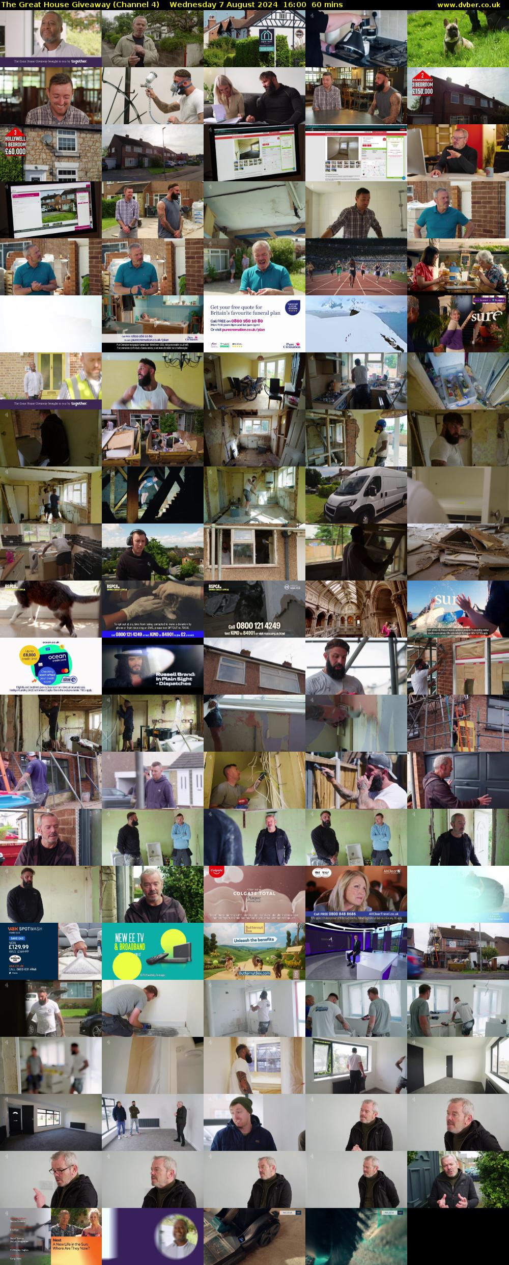 The Great House Giveaway (Channel 4) Wednesday 7 August 2024 16:00 - 17:00