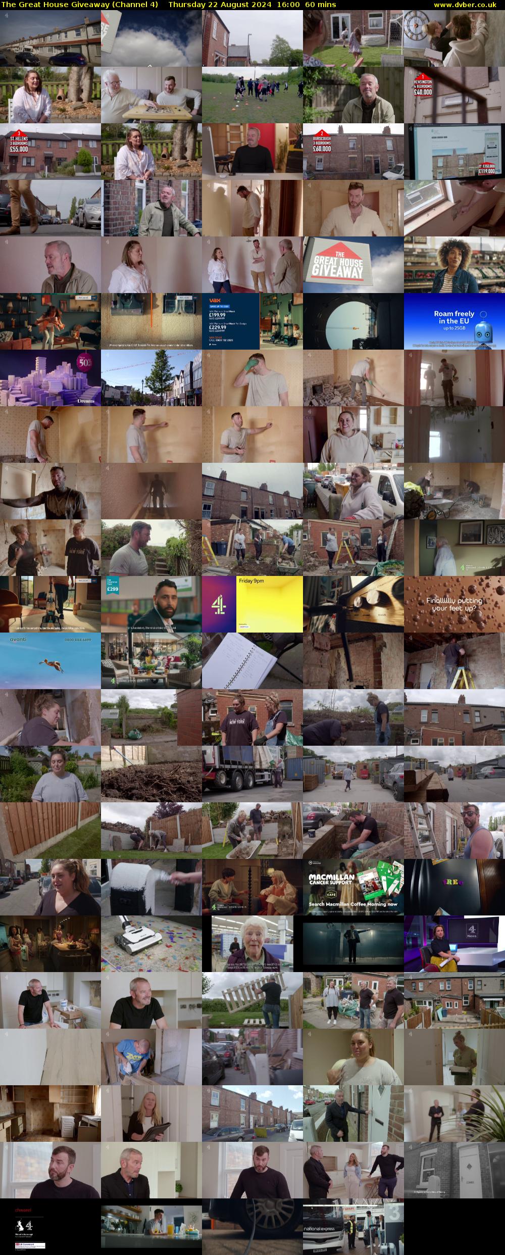 The Great House Giveaway (Channel 4) Thursday 22 August 2024 16:00 - 17:00