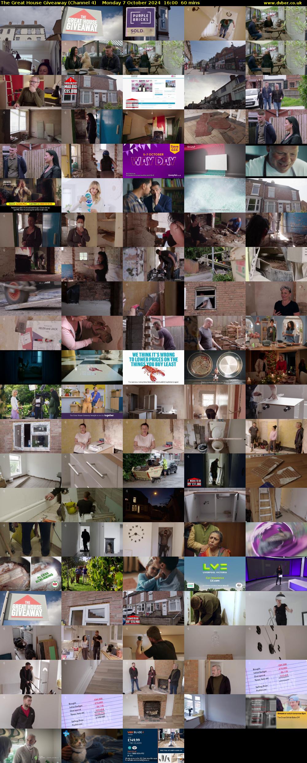 The Great House Giveaway (Channel 4) Monday 7 October 2024 16:00 - 17:00