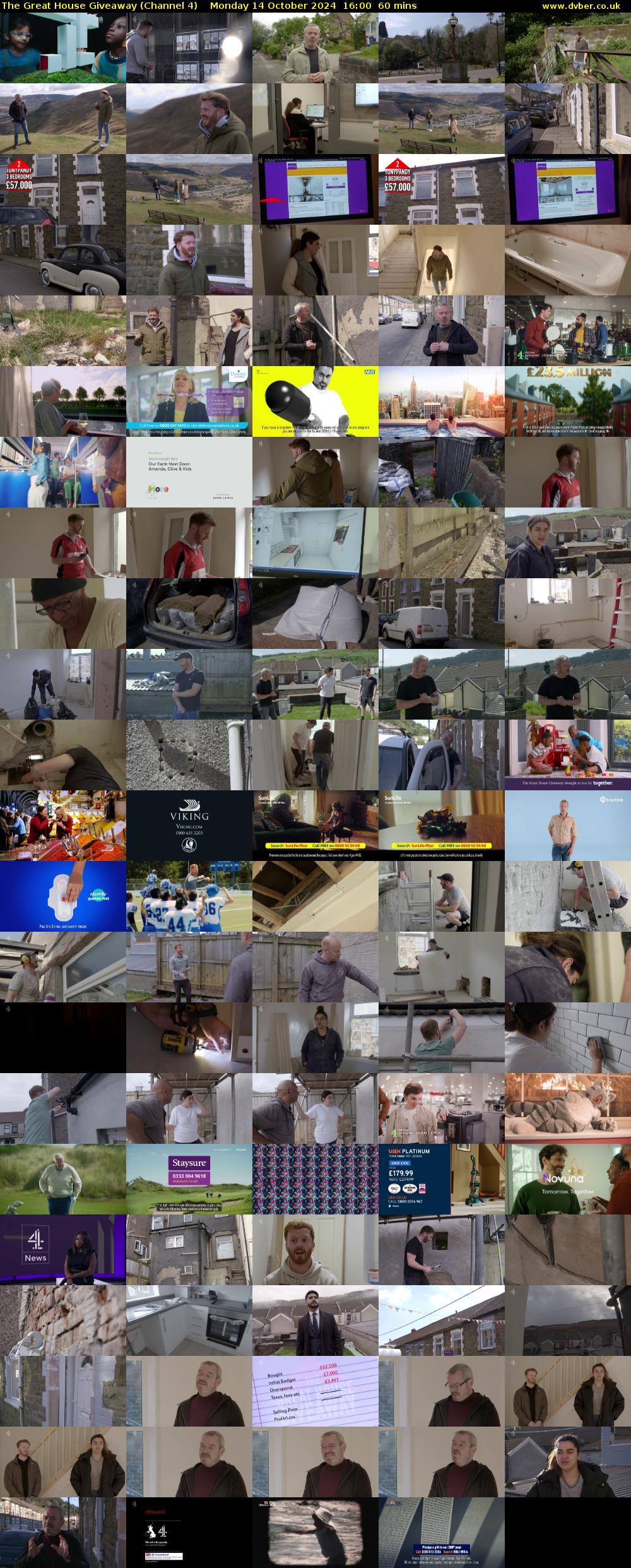 The Great House Giveaway (Channel 4) Monday 14 October 2024 16:00 - 17:00