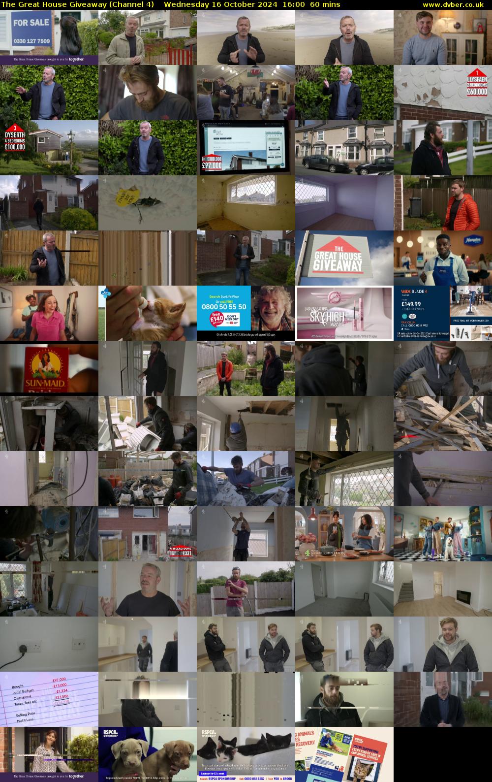 The Great House Giveaway (Channel 4) Wednesday 16 October 2024 16:00 - 17:00