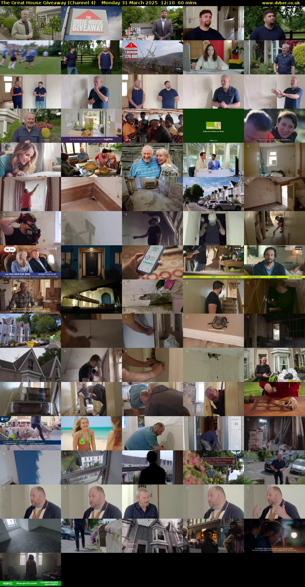 The Great House Giveaway (Channel 4) Monday 31 March 2025 12:10 - 13:10