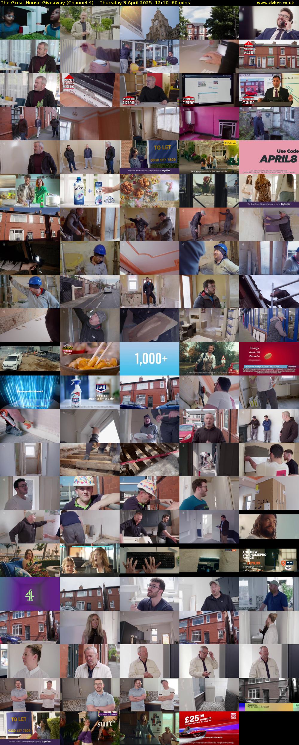 The Great House Giveaway (Channel 4) Thursday 3 April 2025 12:10 - 13:10