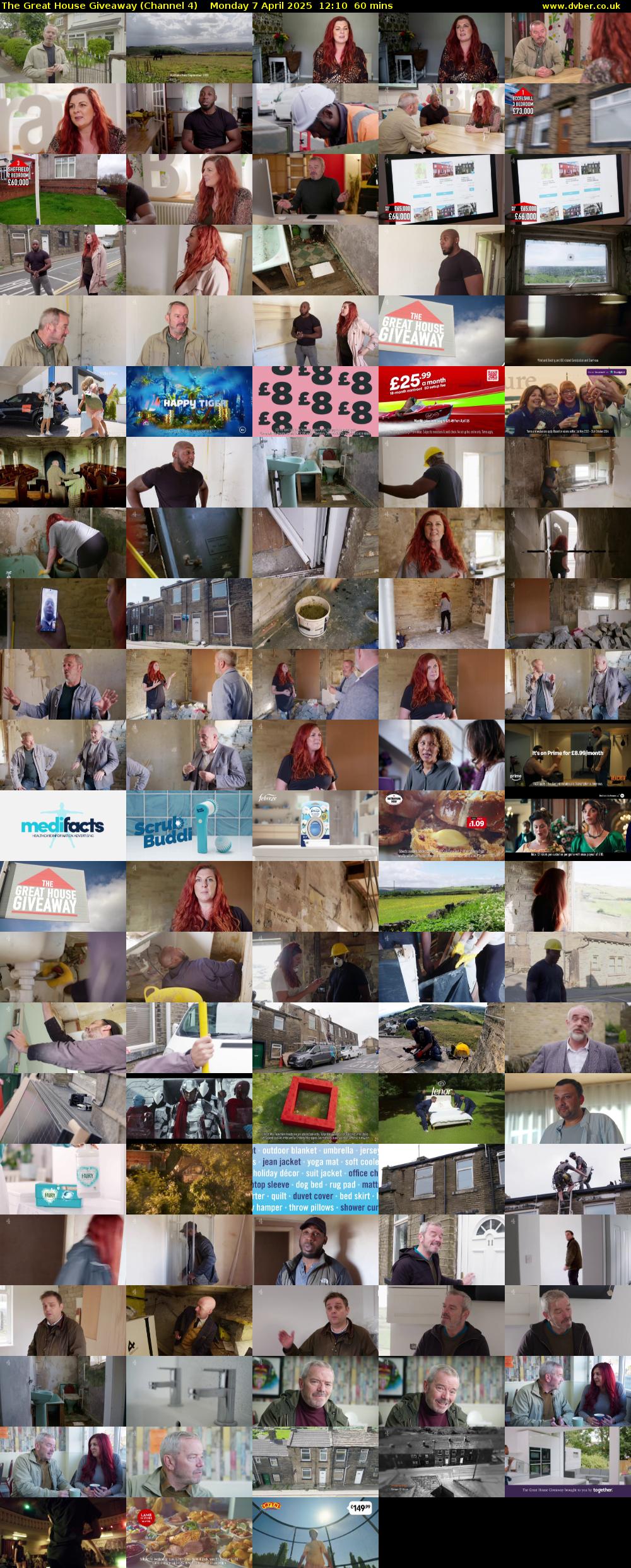 The Great House Giveaway (Channel 4) Monday 7 April 2025 12:10 - 13:10