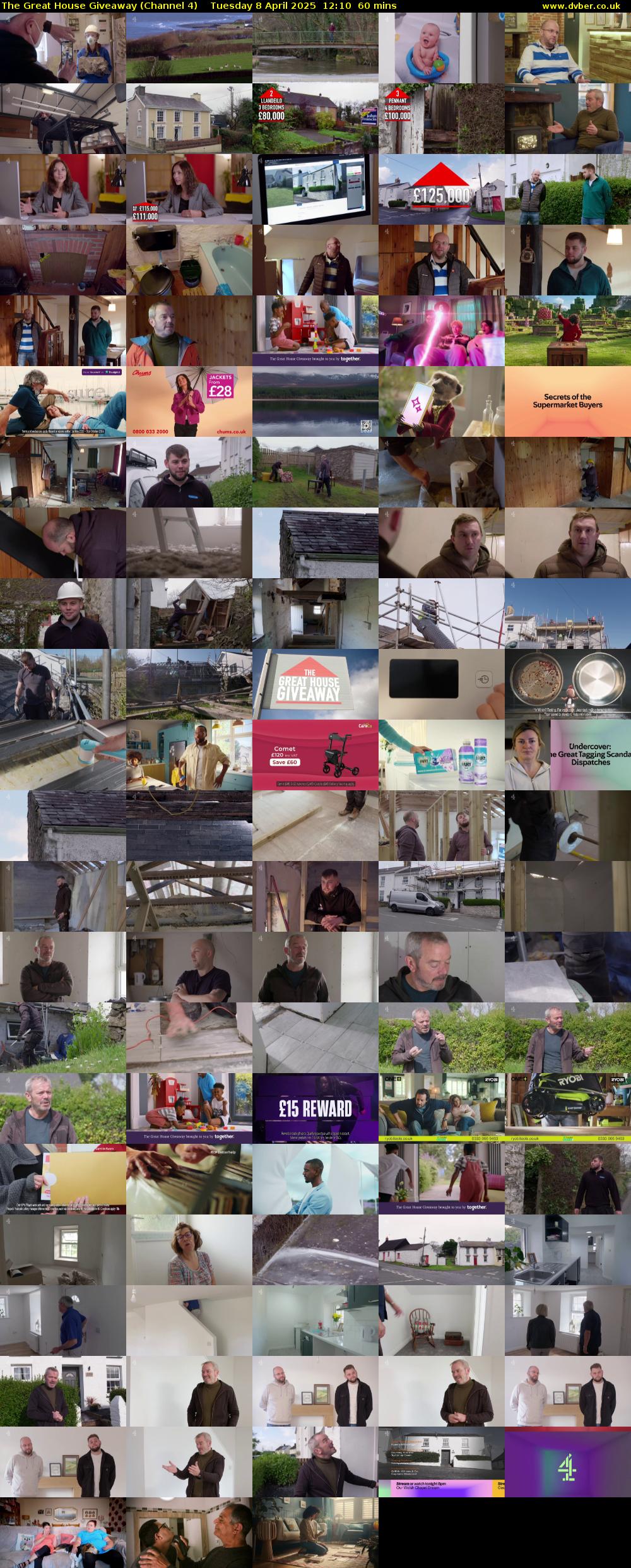 The Great House Giveaway (Channel 4) Tuesday 8 April 2025 12:10 - 13:10