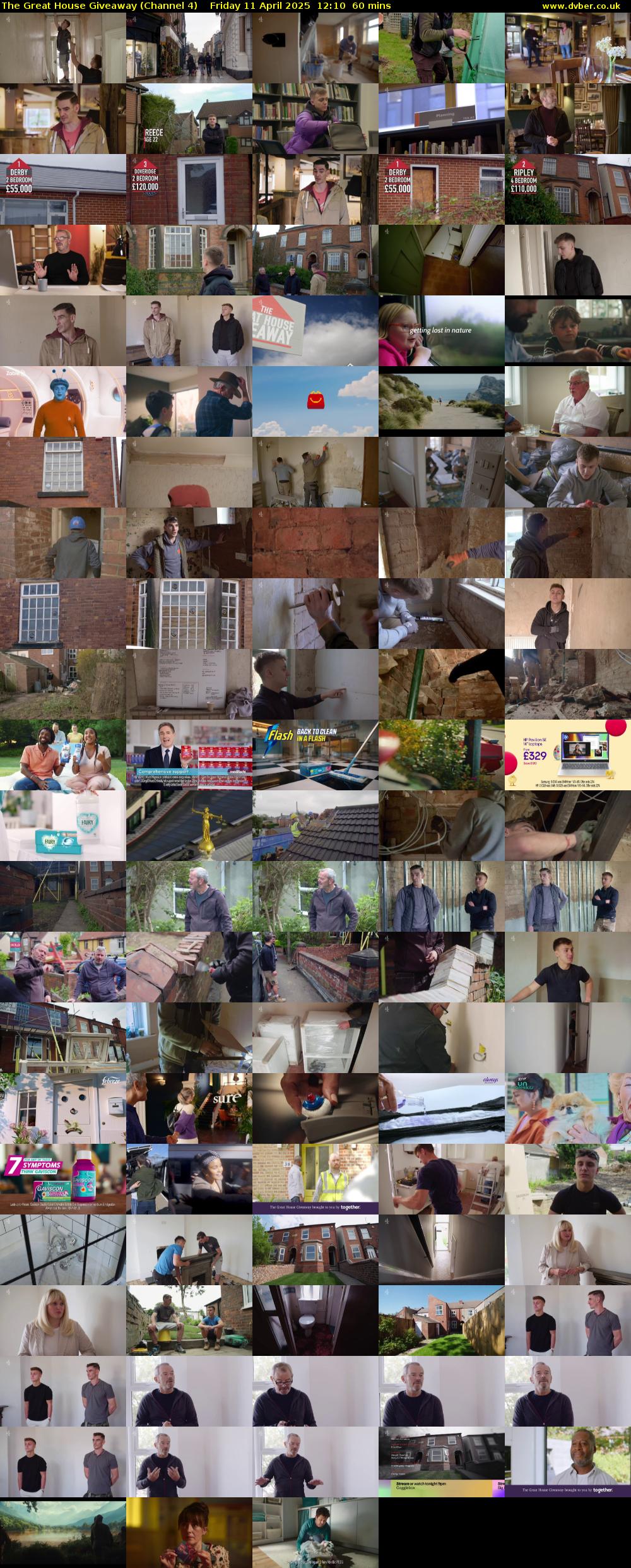 The Great House Giveaway (Channel 4) Friday 11 April 2025 12:10 - 13:10