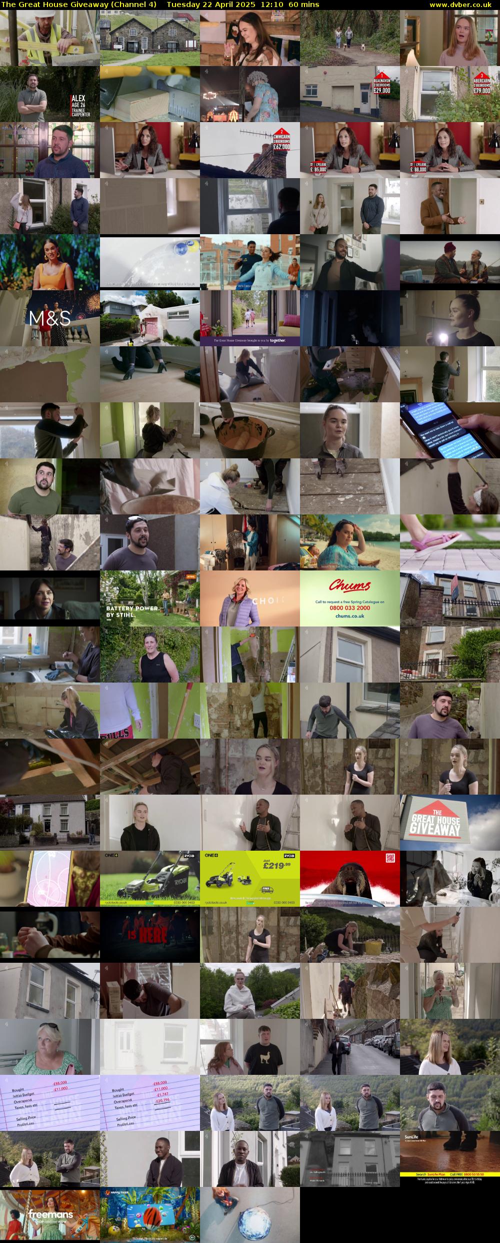 The Great House Giveaway (Channel 4) Tuesday 22 April 2025 12:10 - 13:10