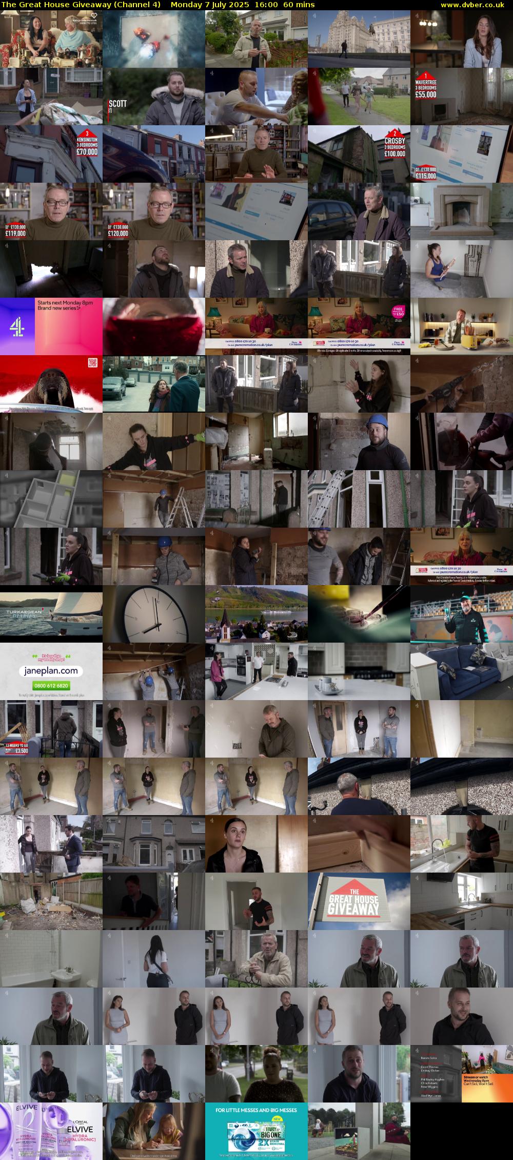 The Great House Giveaway (Channel 4) Monday 7 July 2025 16:00 - 17:00