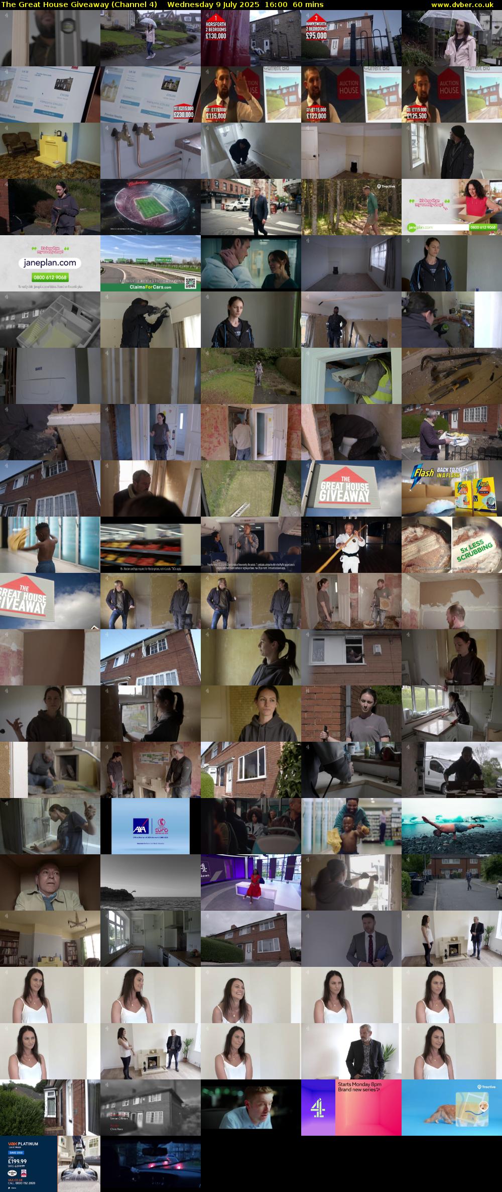 The Great House Giveaway (Channel 4) Wednesday 9 July 2025 16:00 - 17:00