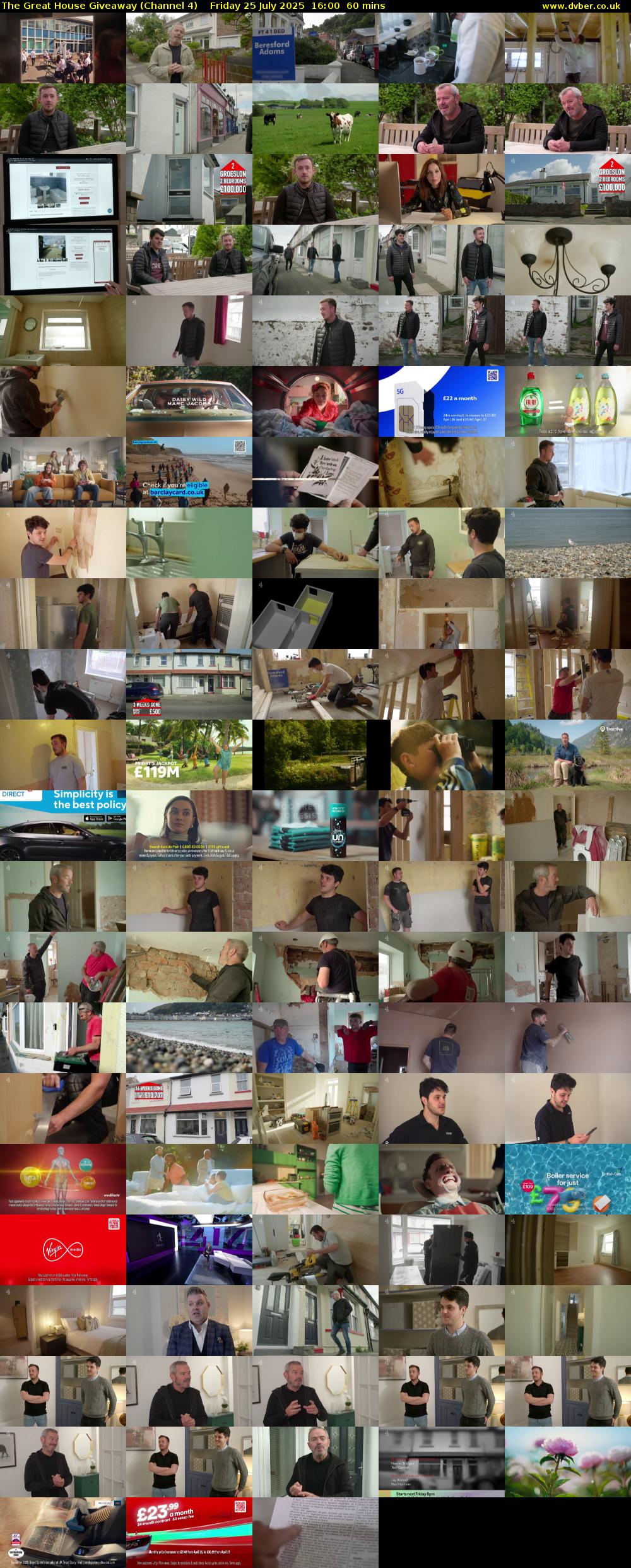 The Great House Giveaway (Channel 4) Friday 25 July 2025 16:00 - 17:00