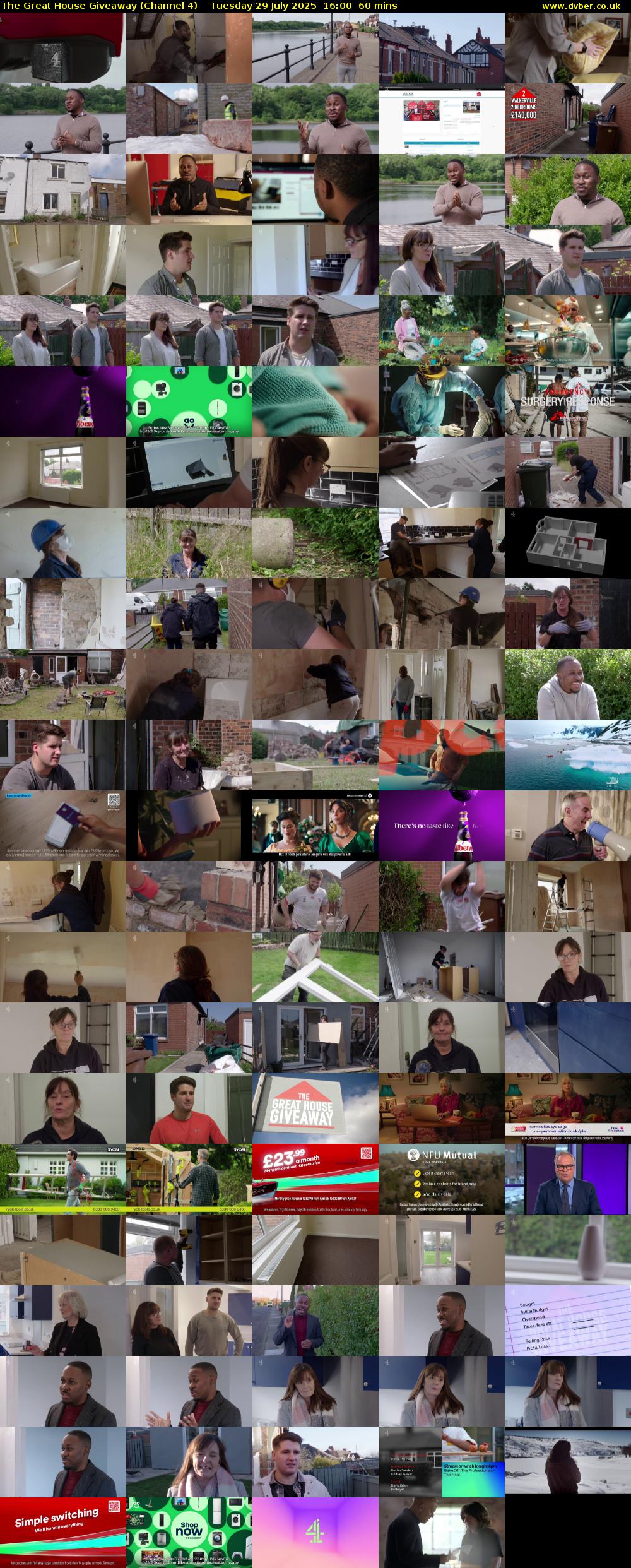 The Great House Giveaway (Channel 4) Tuesday 29 July 2025 16:00 - 17:00