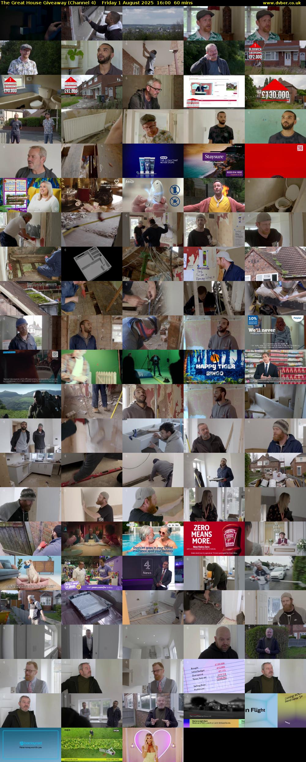 The Great House Giveaway (Channel 4) Friday 1 August 2025 16:00 - 17:00