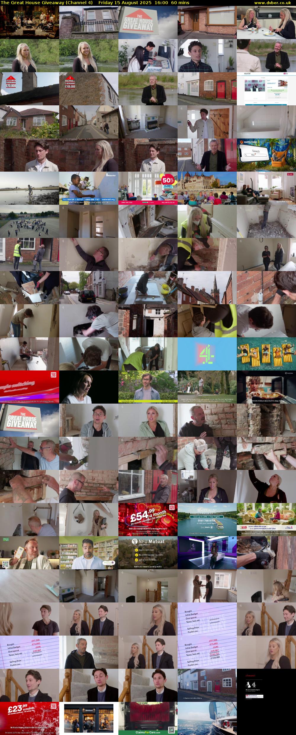 The Great House Giveaway (Channel 4) Friday 15 August 2025 16:00 - 17:00