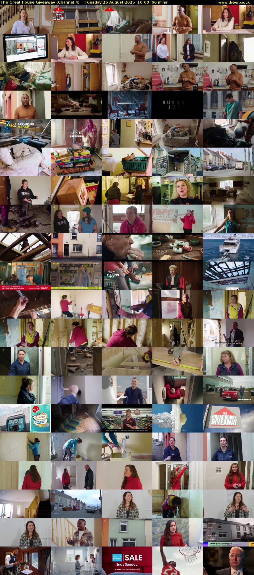 The Great House Giveaway (Channel 4) Tuesday 26 August 2025 16:00 - 17:00
