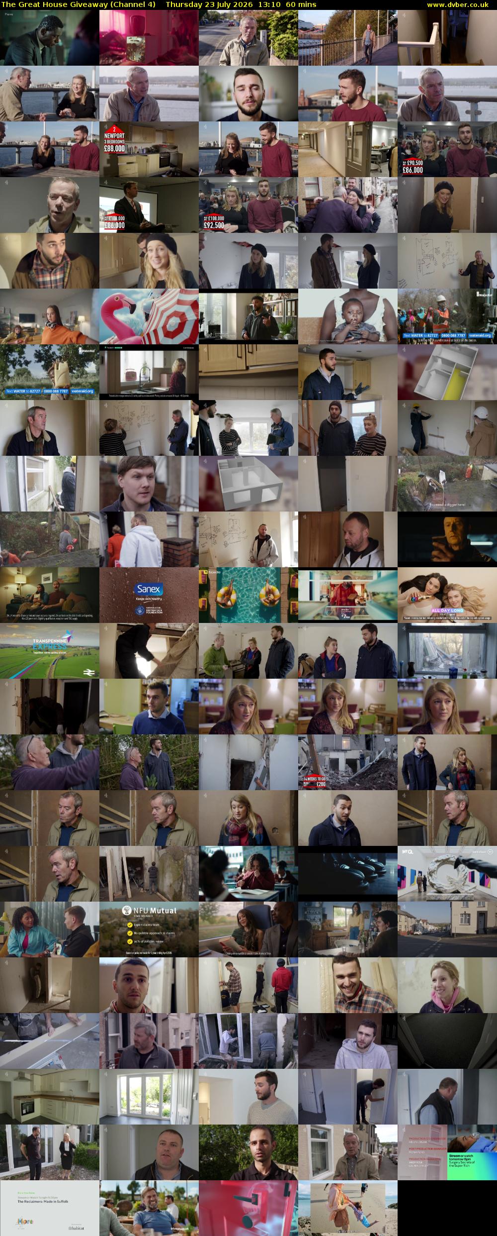 The Great House Giveaway (Channel 4) Thursday 23 July 2026 13:10 - 14:10