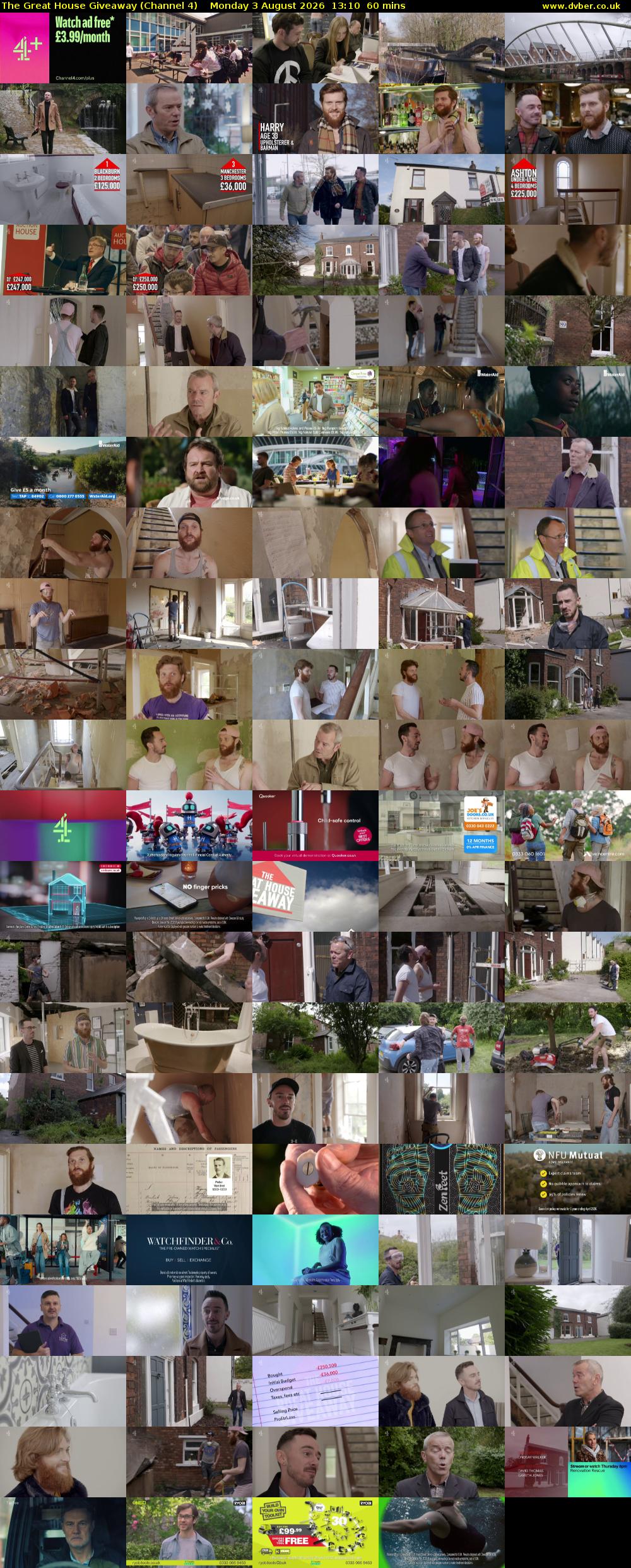 The Great House Giveaway (Channel 4) Monday 3 August 2026 13:10 - 14:10