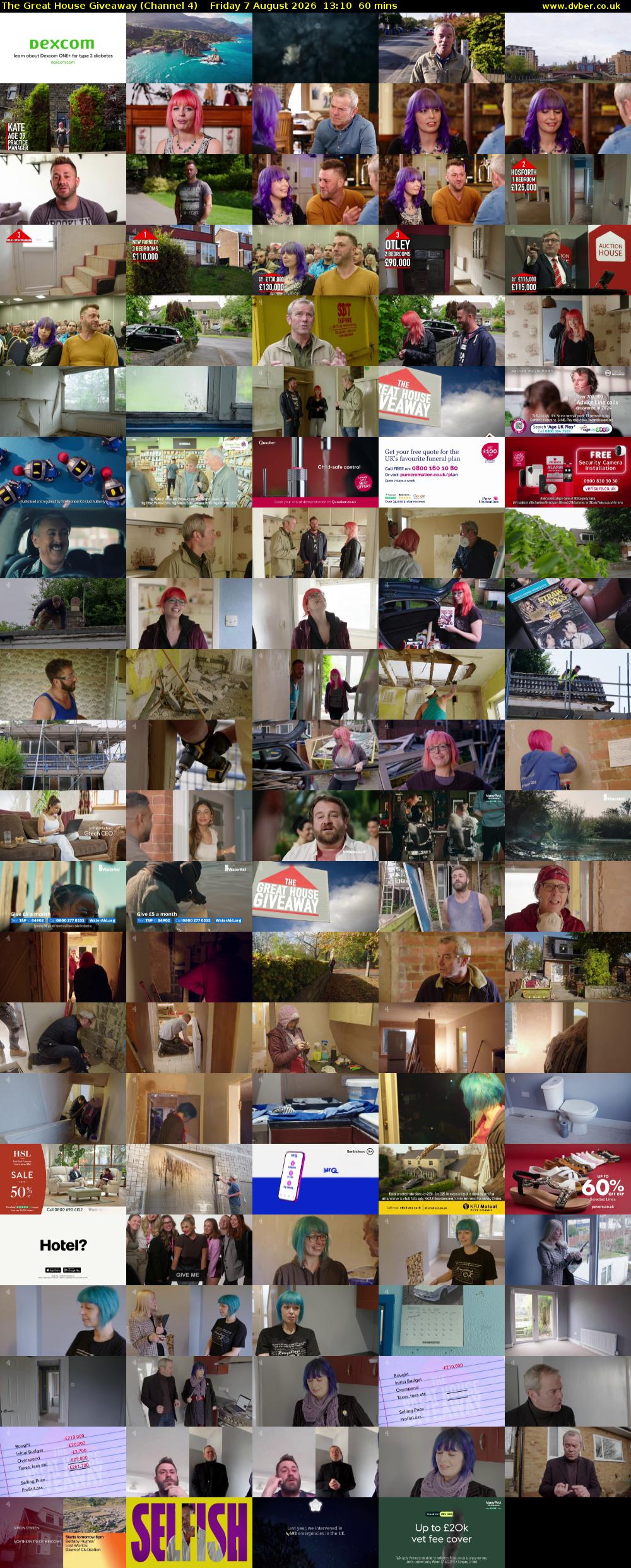 The Great House Giveaway (Channel 4) Friday 7 August 2026 13:10 - 14:10