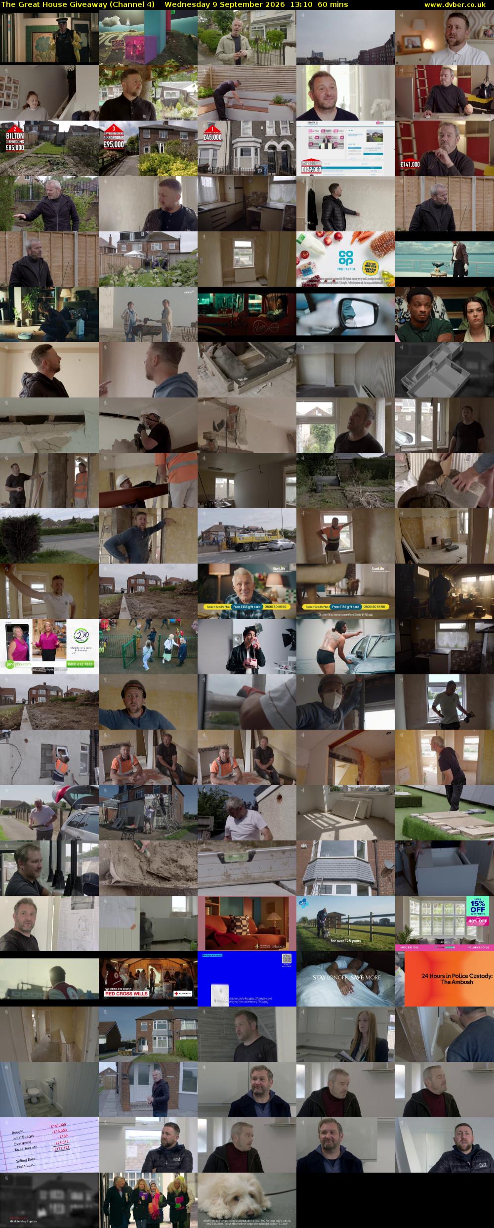 The Great House Giveaway (Channel 4) Wednesday 9 September 2026 13:10 - 14:10