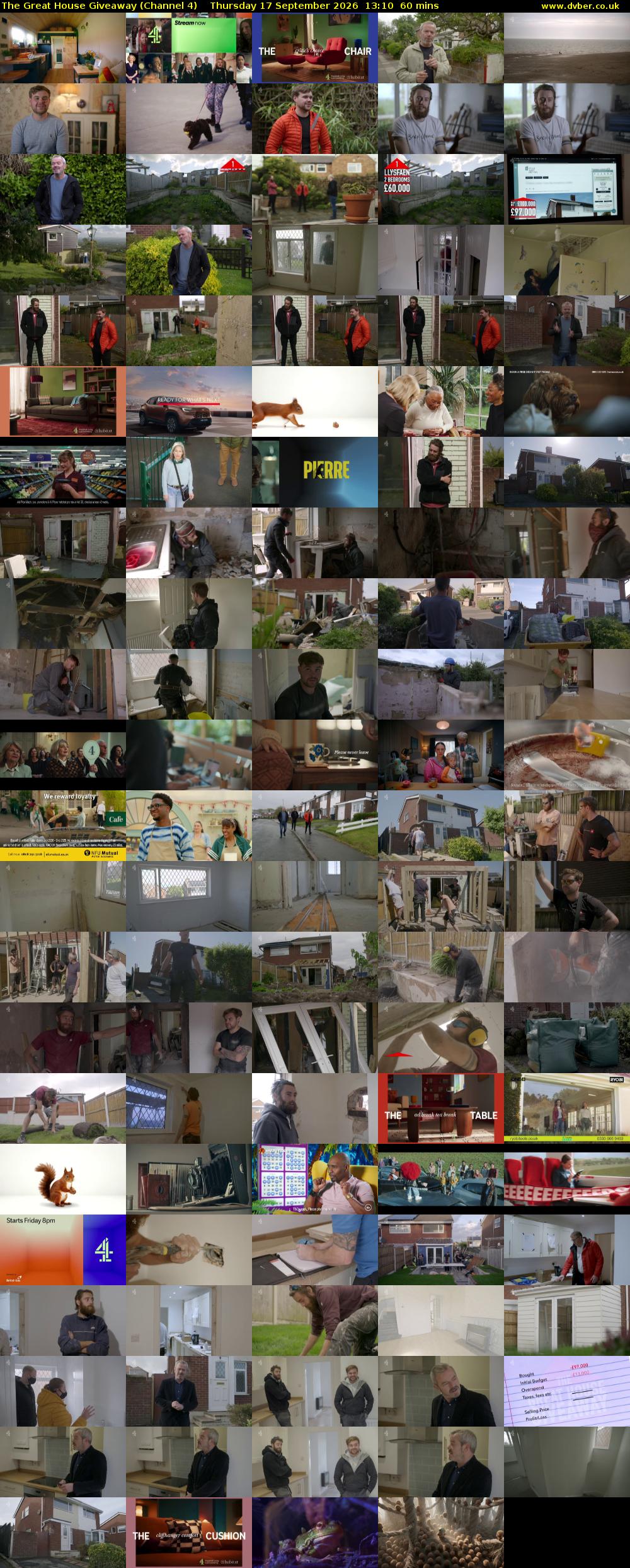 The Great House Giveaway (Channel 4) Thursday 17 September 2026 13:10 - 14:10