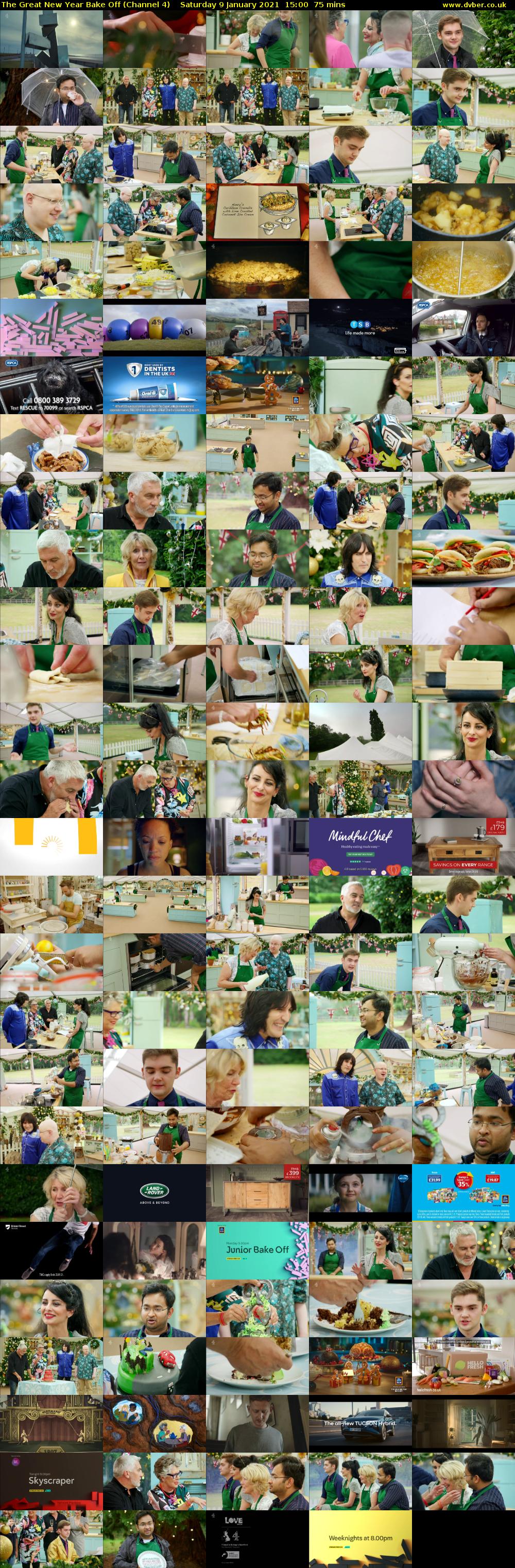 The Great New Year Bake Off (Channel 4) Saturday 9 January 2021 15:00 - 16:15
