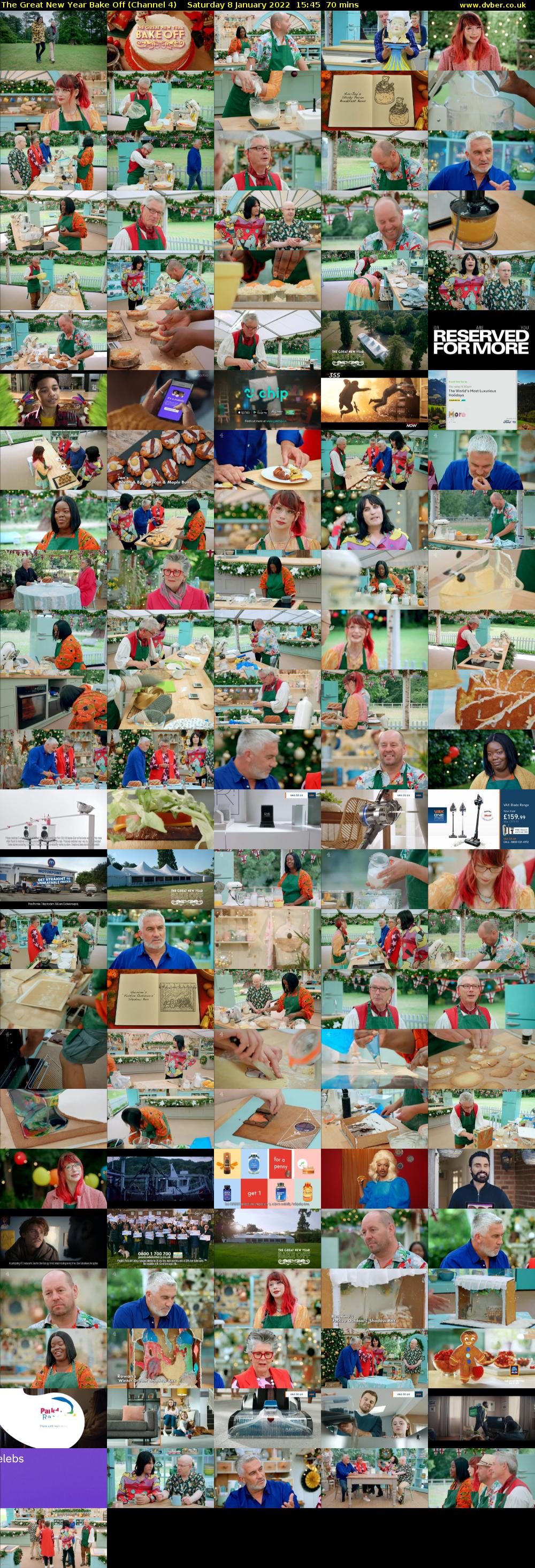The Great New Year Bake Off (Channel 4) Saturday 8 January 2022 15:45 - 16:55
