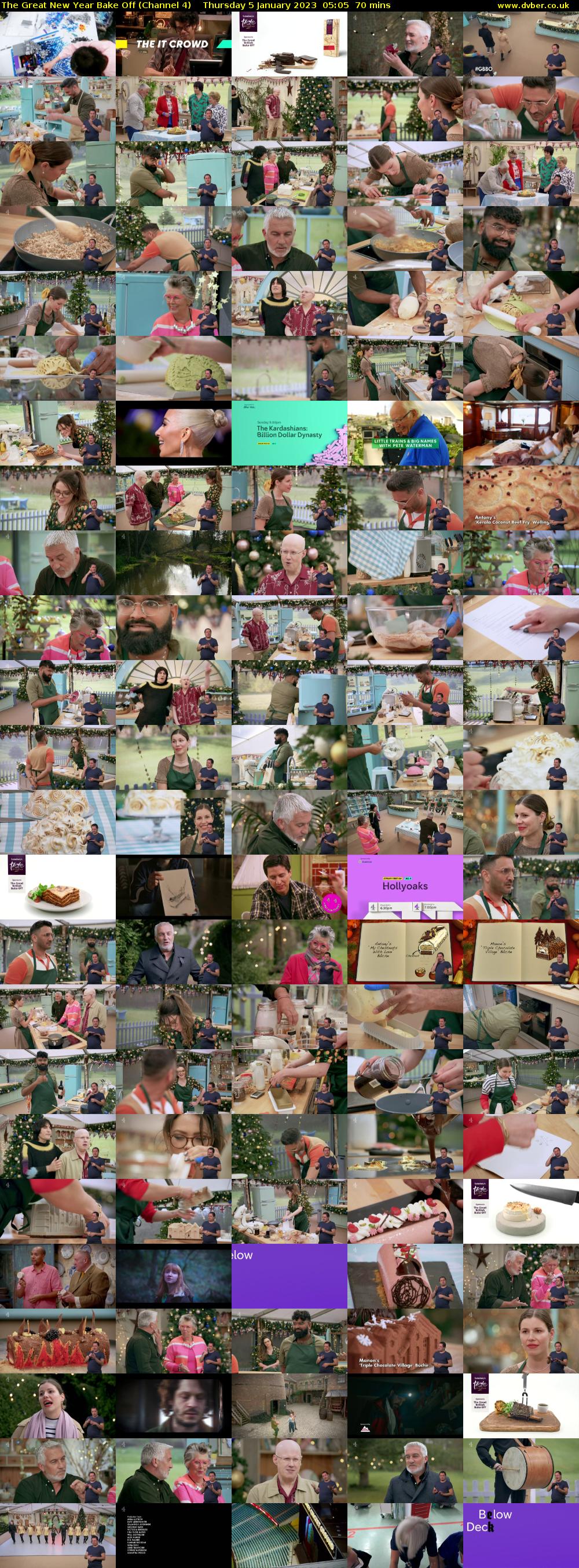 The Great New Year Bake Off (Channel 4) Thursday 5 January 2023 05:05 - 06:15