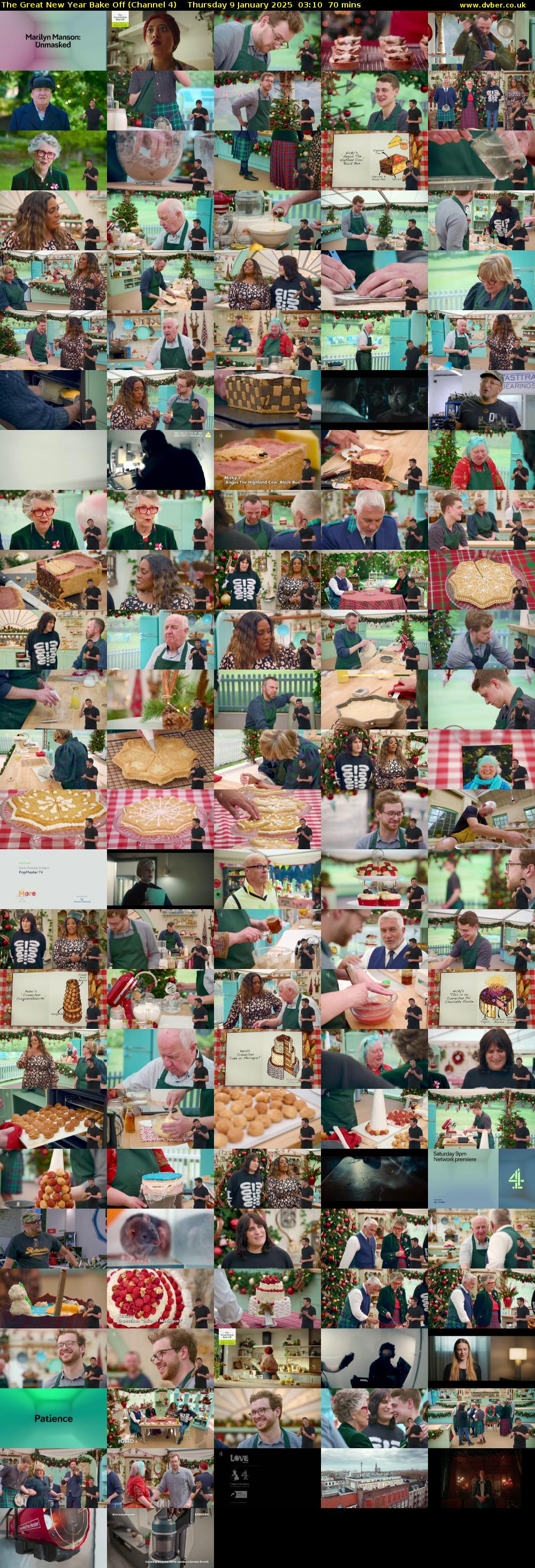 The Great New Year Bake Off (Channel 4) Thursday 9 January 2025 03:10 - 04:20