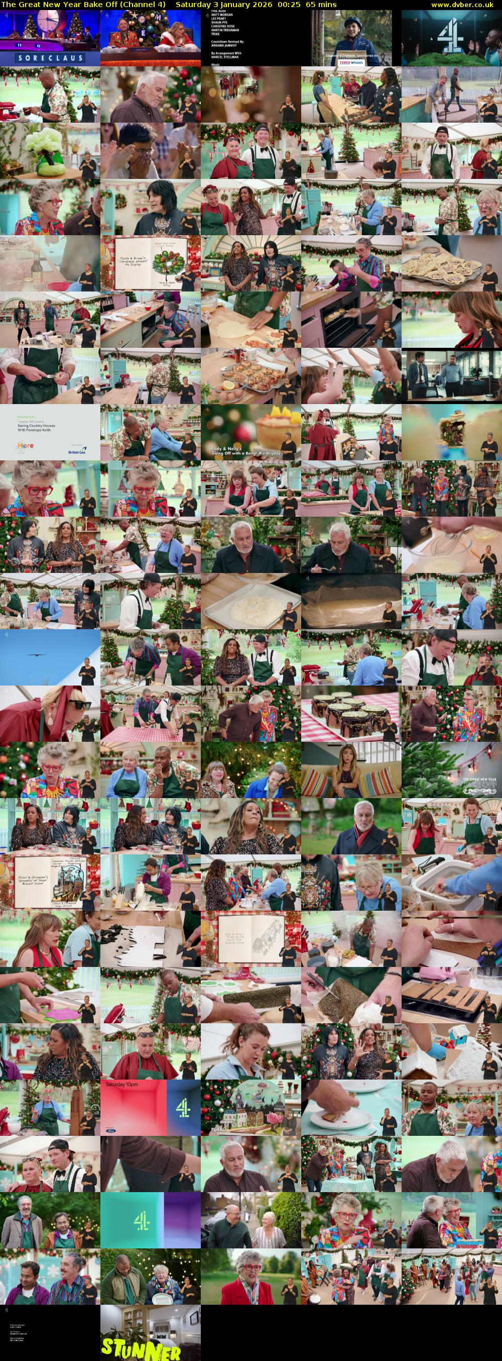 The Great New Year Bake Off (Channel 4) Saturday 3 January 2026 00:25 - 01:30