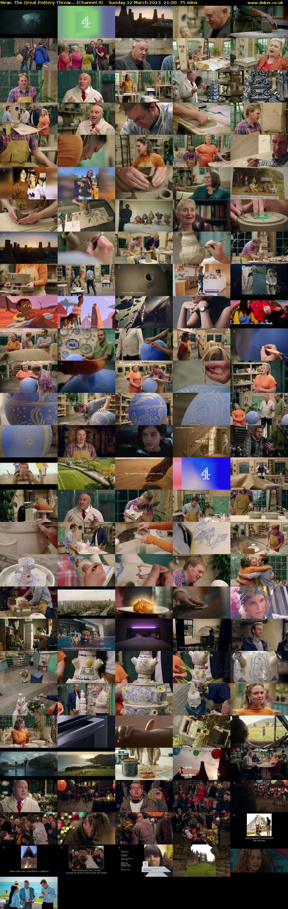 The Great Pottery Throw... (Channel 4) Sunday 12 March 2023 21:00 - 22:15