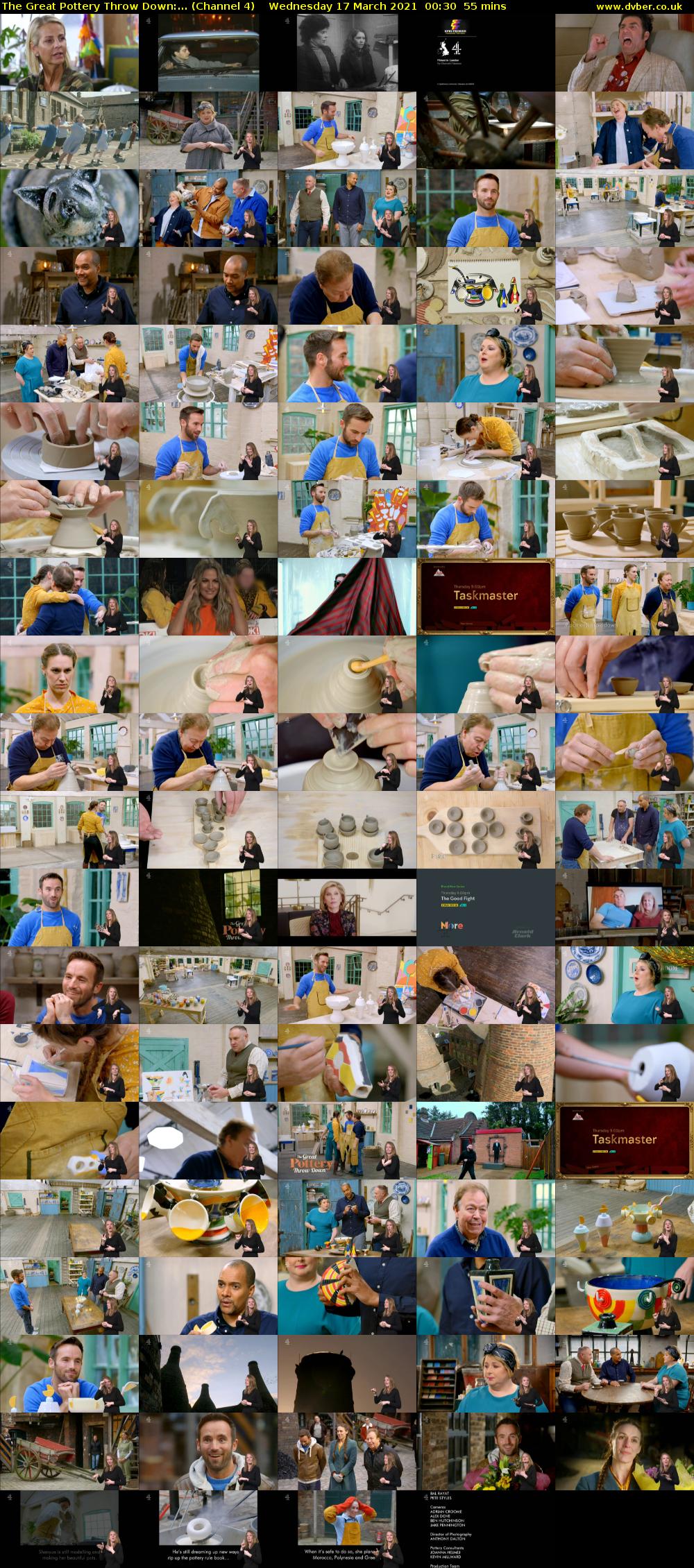 The Great Pottery Throw Down:... (Channel 4) Wednesday 17 March 2021 00:30 - 01:25