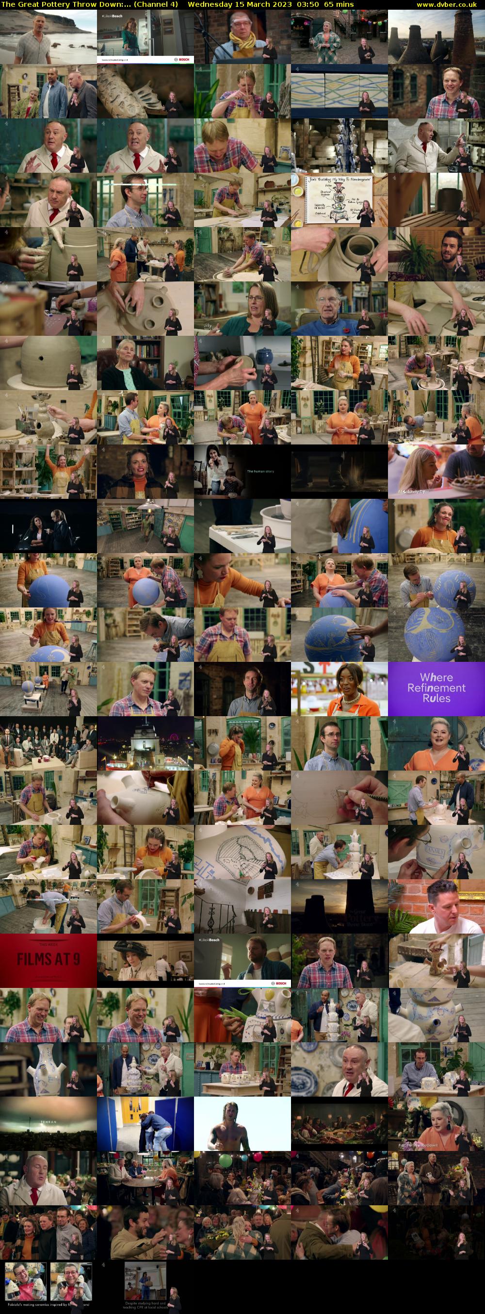 The Great Pottery Throw Down:... (Channel 4) Wednesday 15 March 2023 03:50 - 04:55