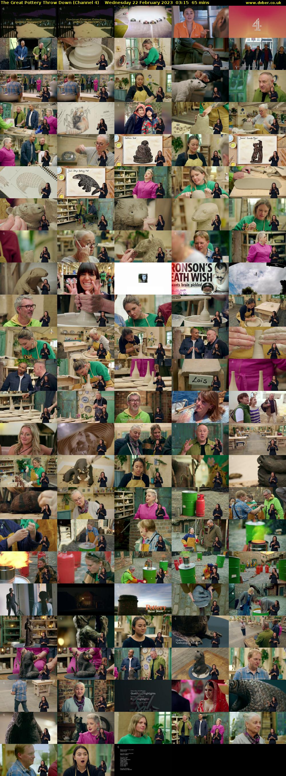 The Great Pottery Throw Down (Channel 4) Wednesday 22 February 2023 03:15 - 04:20
