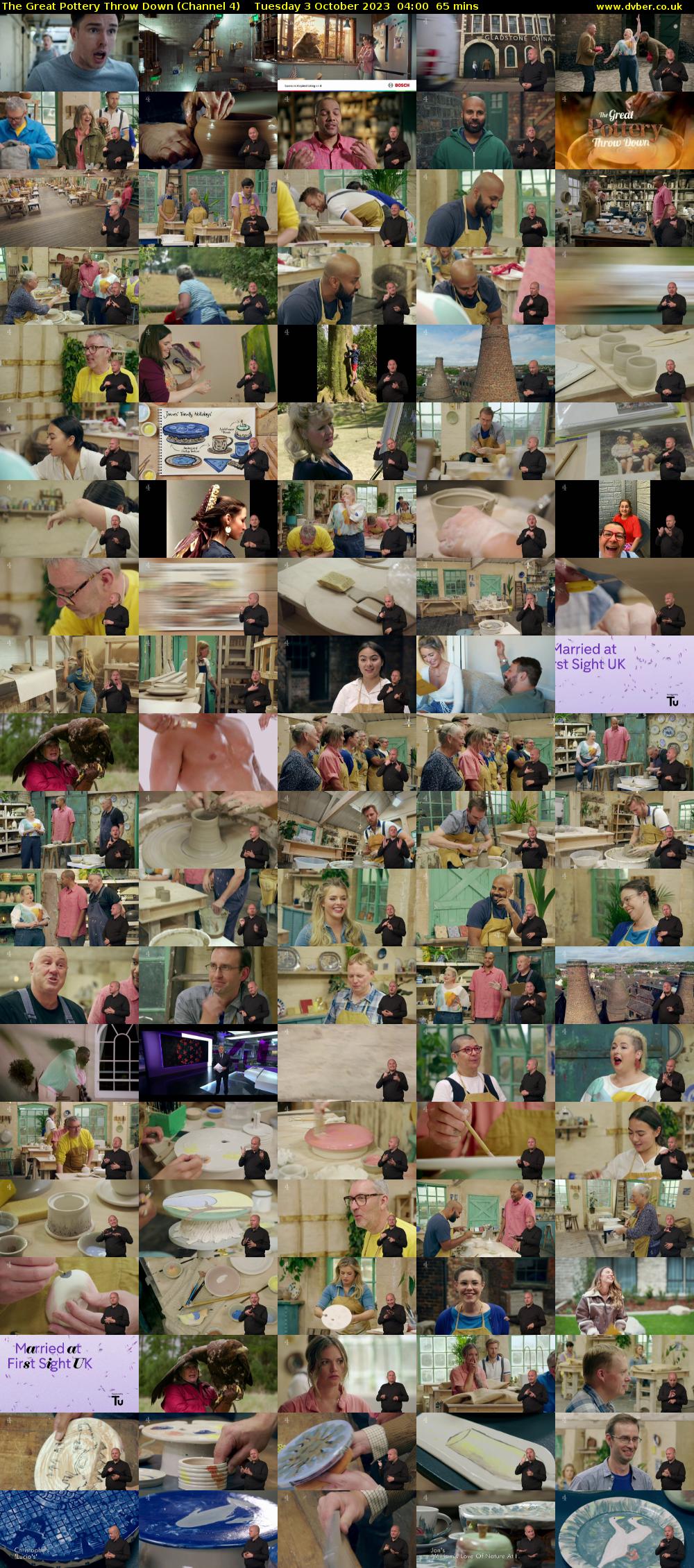 The Great Pottery Throw Down (Channel 4) Tuesday 3 October 2023 04:00 - 05:05