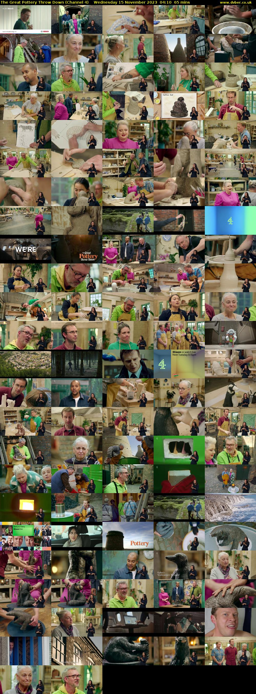The Great Pottery Throw Down (Channel 4) Wednesday 15 November 2023 04:10 - 05:15