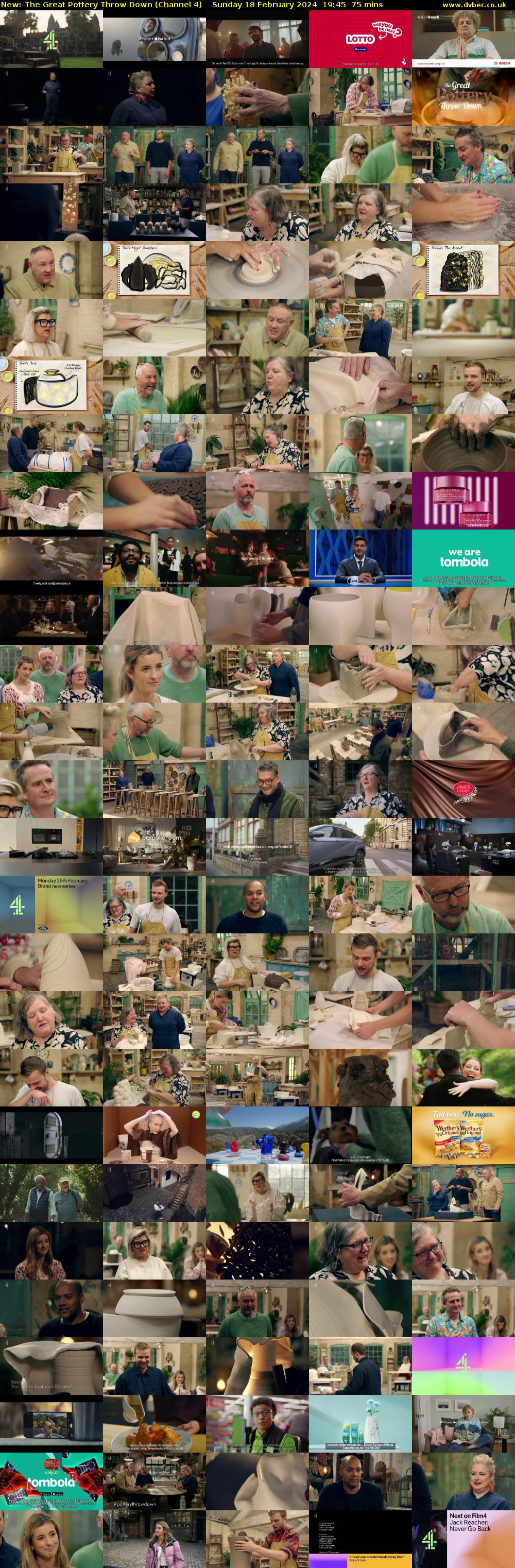 The Great Pottery Throw Down (Channel 4) Sunday 18 February 2024 19:45 - 21:00