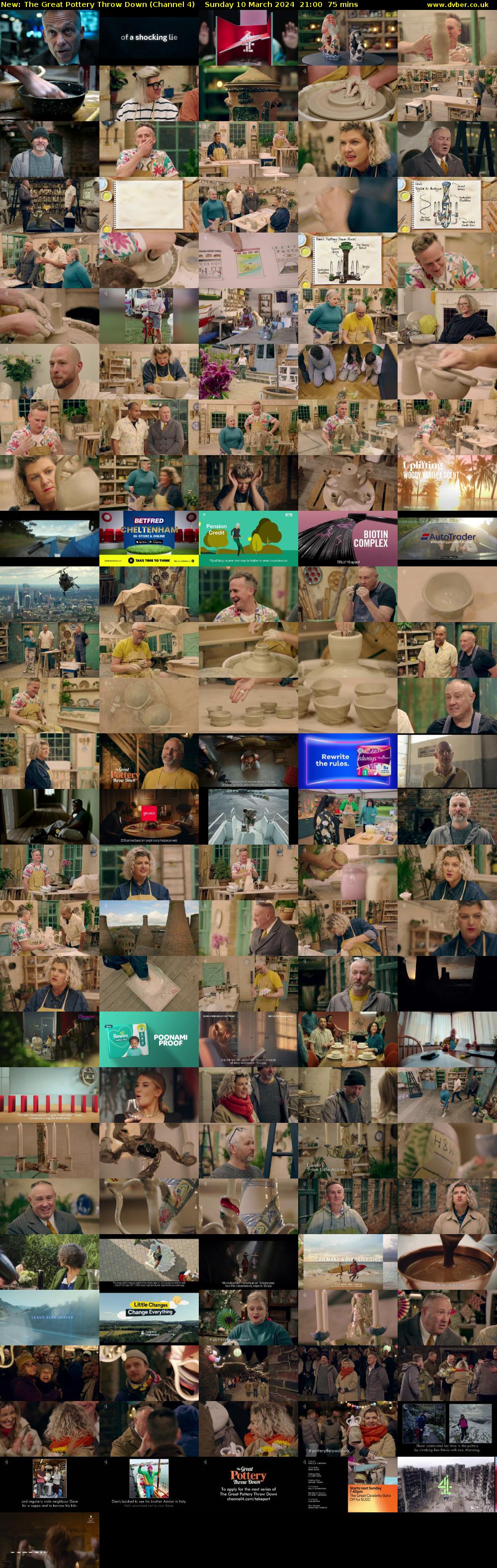 The Great Pottery Throw Down (Channel 4) Sunday 10 March 2024 21:00 - 22:15