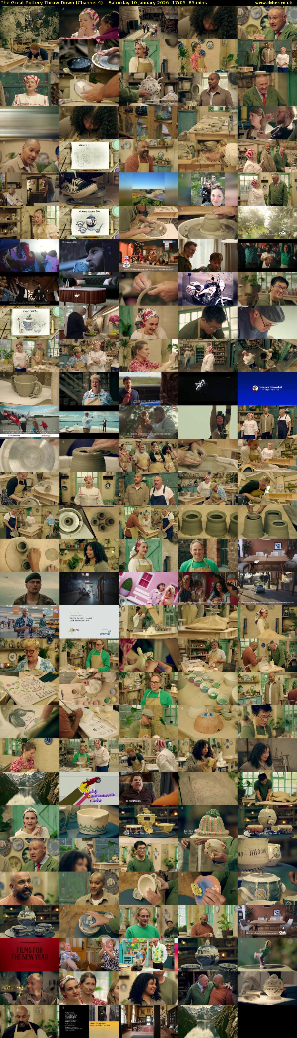 The Great Pottery Throw Down (Channel 4) Saturday 10 January 2026 17:05 - 18:30